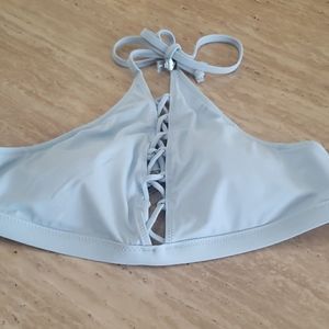 Pink baby blue bikini